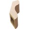 Ekena Millwork 5-inch W x 8-inch D x 12-inch H Carmel Rough Cedar Woodgrain TimberThane Knee Brace, Primed BRCUR05X08X12CARRCPR - alternate 4
